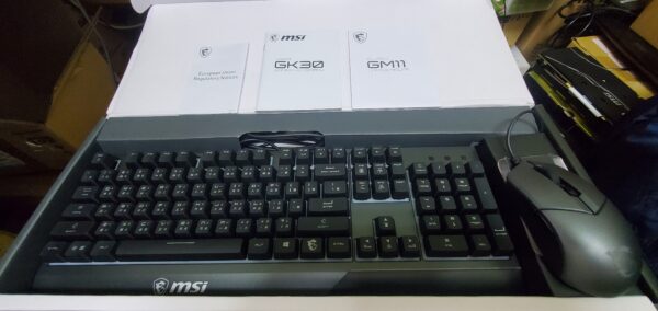 【鍵盤滑鼠組】MSI VIGOR GK30 COMBO